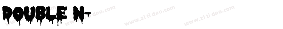 Double N字体转换